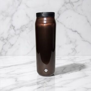 Starbucks ‘24 Espresso Dark Brown Shine Stainless Steel Water Bottle Tumbler NW